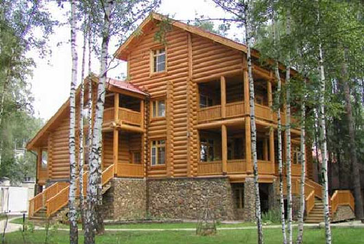 проекты домов из бревна